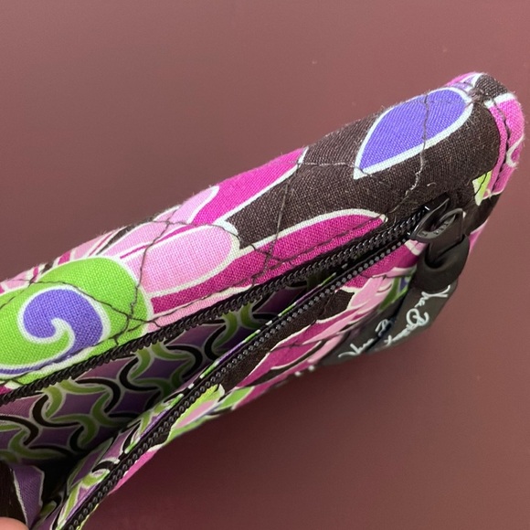 Vera Bradley purple punch floral quilted cotton NWOT wallet few loose th… - Picture 9 of 12